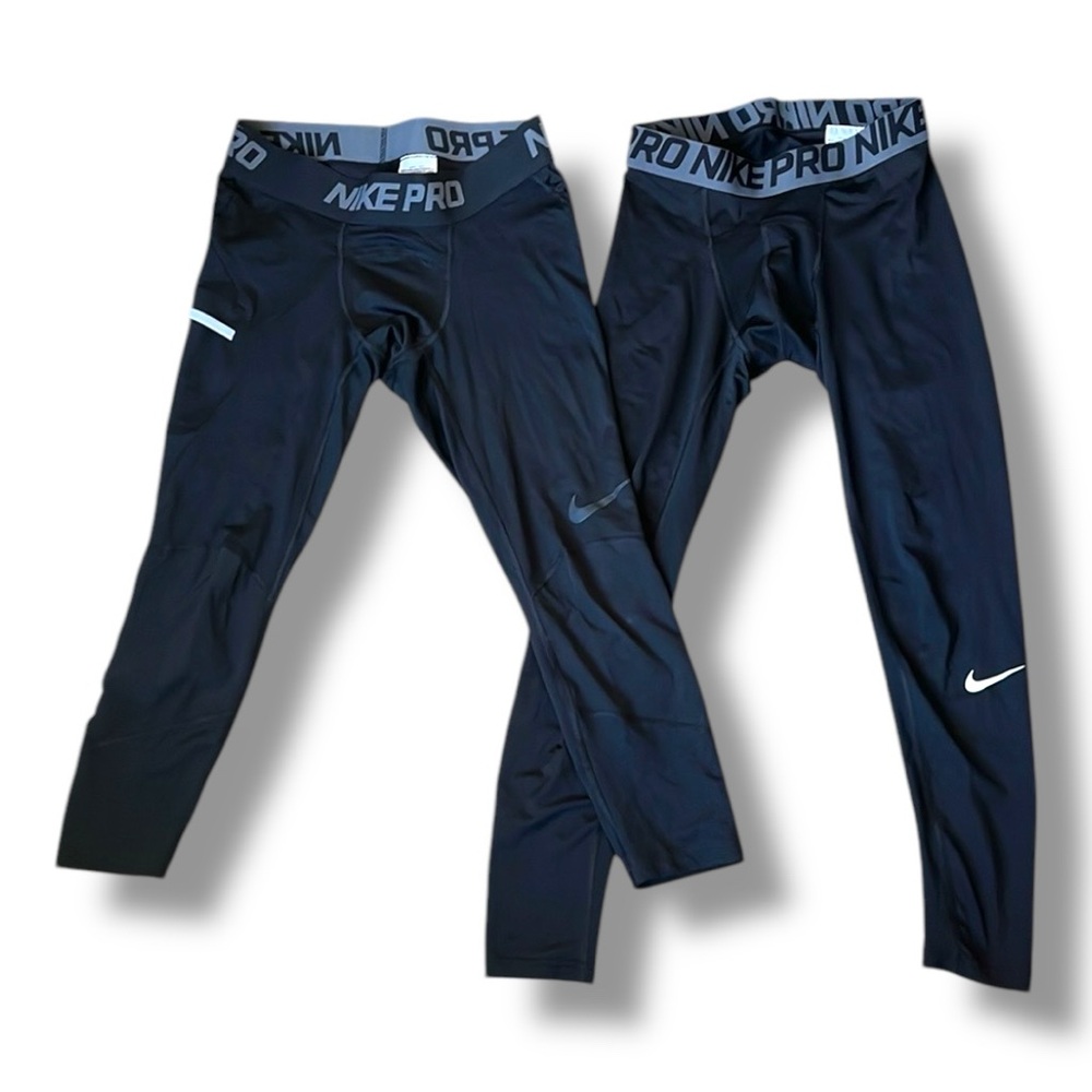 Men’s Nike Pro Running Leggings, lot of 2, size Medium